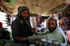 Vendeurs marché Kaboul