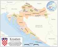 Carte de Croatie en 2008 - Maximilian Dörrbecker