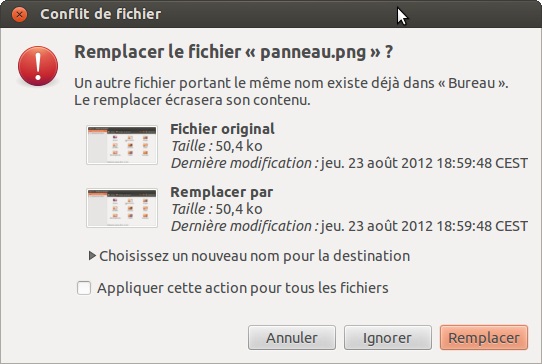exemple message popup