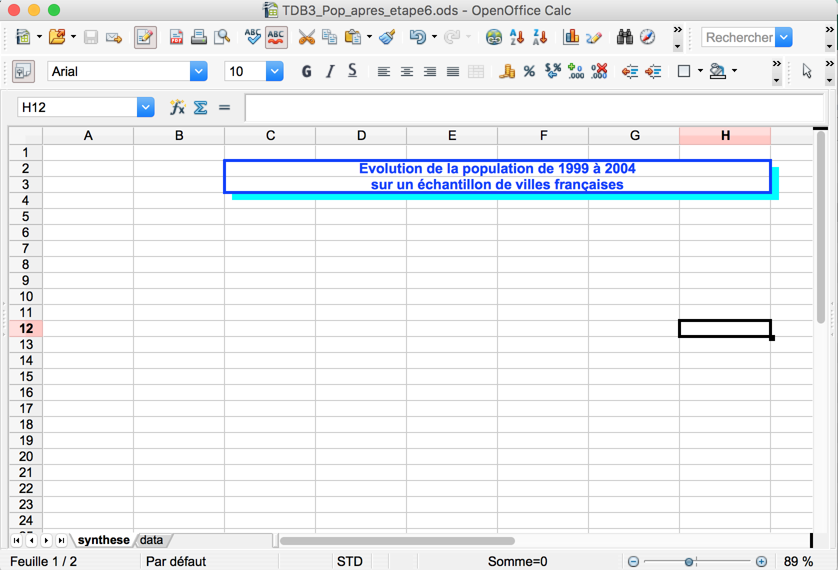 image du tableau de bord