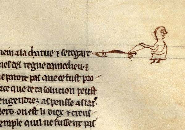 Fig. 3. Manicule