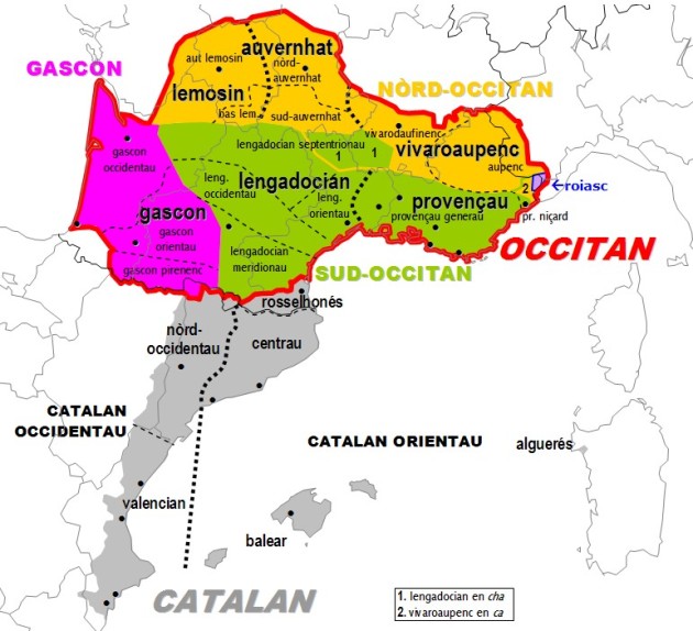 Dialectes de la langue occitane